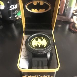 Batman Logo Black Sport Watch by Accutime